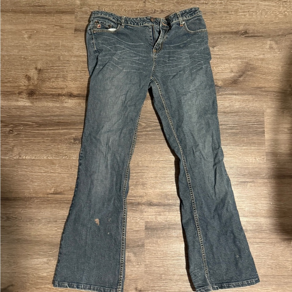 Paris Blues Blue Flare Wide Leg Jeans